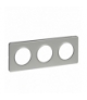 Odace Touch ramka 3-krotna aluminium Schneider S53P806