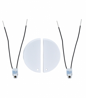 Odace Klawisz podwójny z 2 diodami LED, biały Schneider S520298