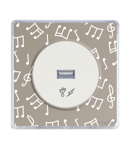 Odace Ramka 1-krotna, przezroczysta Schneider S52P902W