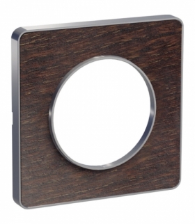 Odace Ramka 1-krotna (aluminium), wenge Schneider S53P802P