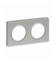 Odace Touch ramka 2-krotna aluminium Schneider S53P804