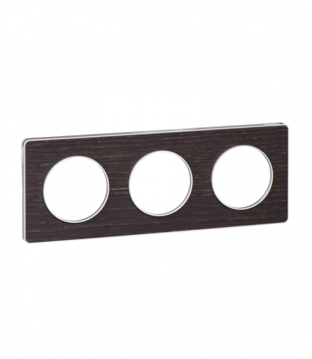 Odace Ramka 3-krotna (aluminium), wenge Schneider S53P806P
