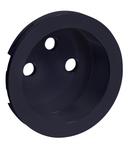 Odace Plakietka do gniazda 2P+PE, antracyt Schneider S540659