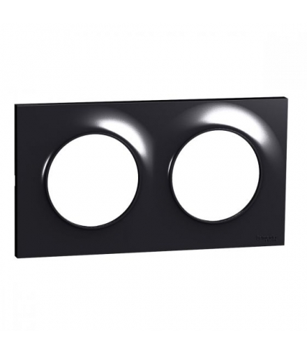 Odace Ramka 2-krotna, antracyt Schneider S54P704