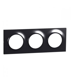 Odace Ramka 3-krotna, antracyt Schneider S54P706