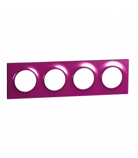 Odace Ramka 4-krotna, purple Schneider S52P708D