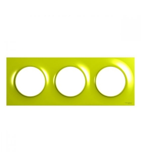 Odace Ramka 3-krotna, verde Schneider S52P706H