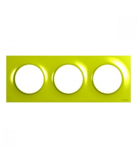 Odace Ramka 3-krotna, verde Schneider S52P706H