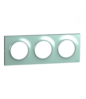 Odace Ramka 3-krotna, cyan Schneider S52P706C