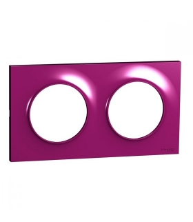 Odace Ramka 2-krotna, purple Schneider S52P704D