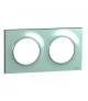 Odace Ramka 2-krotna, cyan Schneider S52P704C