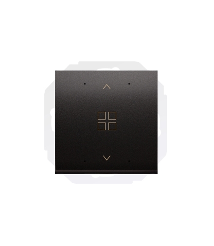 Sterownik grupowy roletowy antracyt, metalizowany 8A DZPCG.02/48