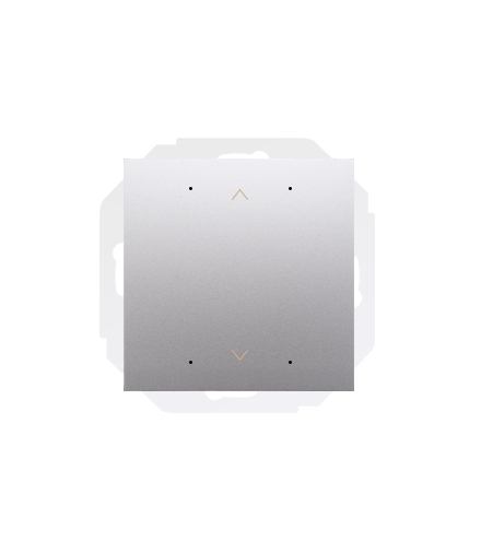 Sterownik lokalny roletowy srebrny mat, metalizowany 8A DZPCL.02/43