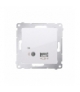 Odbiornik Bluetooth z ładowarką USB biały D7501385.01/11