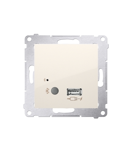 Odbiornik Bluetooth z ładowarką USB kremowy D7501385.01/41