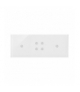Panel dotykowy 3 moduły 1 pole dotykowe, 4 pola dotykowe, 1 pole dotykowe, biała perła DSTR3141/70