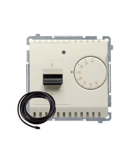 Regulator temperatury z czujnikiem zewnętrzym (sonda) beżowy BMRT10ZS.02/12