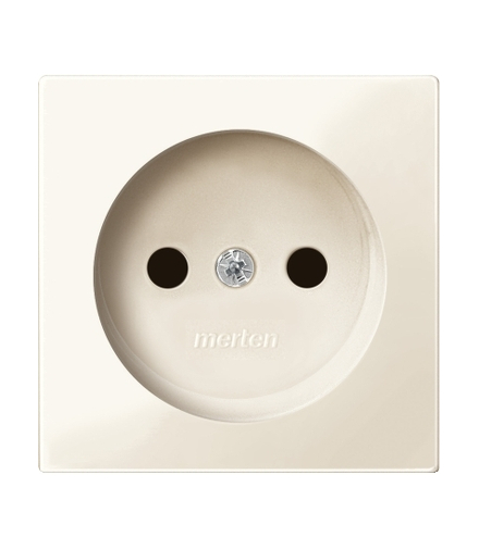 Merten Płytka centralna mechanizmu gniazda, bez uziemienia z przesłonami B, P, Sys M