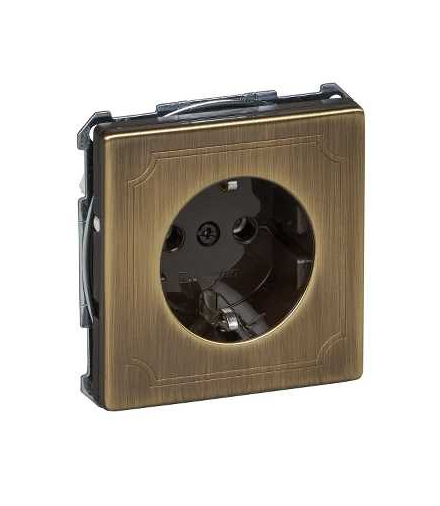 Merten Gniazdo 2P+PE 16A Schucko System Design Antique
