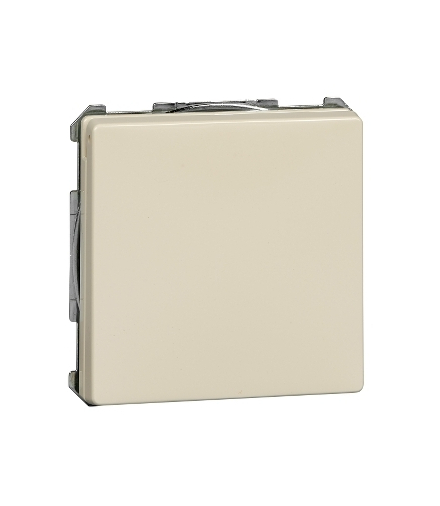 Merten Gniazdo schuko z pokrywą UCH.z przesłonami .kremowy SYS.D