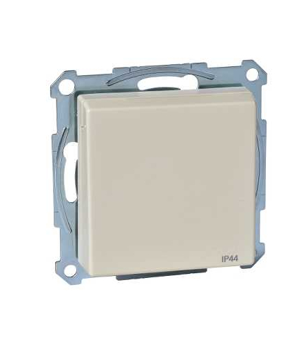 Merten Gniazdo wtykowe SCHUKO z klapką i przesłoną, IP44, b.śrub., K, P, Sys M