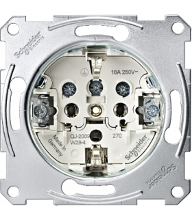 Merten Mechanizm gniazda 2P+PE zacisk śrubowy