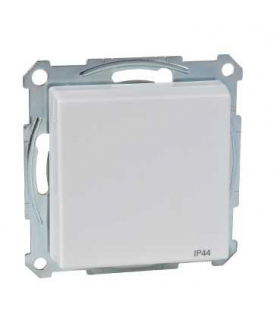 Merten Gniazdo wtykowe SCHUKO z klapką, IP44, z przesłoną, zaciski śrub., B.P, P, Sys M