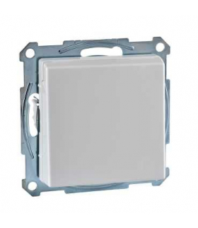 Merten Gniazdo wtykowe z uziemieniem i klapką, z przesłoną, b.śrub., B.P, P, Sys M