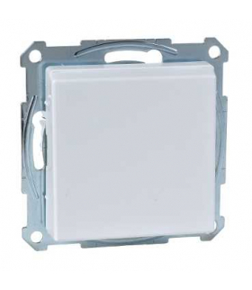 Merten Gniazdo wtykowe z uziemieniem i klapką, z przesłoną, śrub., B.A, P, Sys M