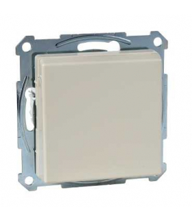 Merten Gniazdo wtykowe z uziemieniem i klapką, z przesłoną, zaciski śrub., K, P, Sys M