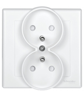 Merten Gniazdo z uziemieniem podwójne 16A, B.P.S.SMART