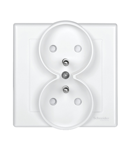 Merten Gniazdo z uziemieniem podwójne 16A, B.P.S.SMART