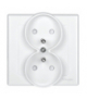Merten Gniazdo z uziemieniem podwójne 16A, B.P.S.SMART