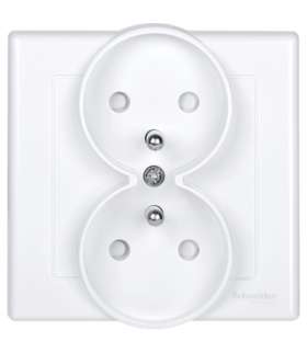 Merten Gniazdo z uziemieniem podwójne 16A, B.ACT.S.SMART