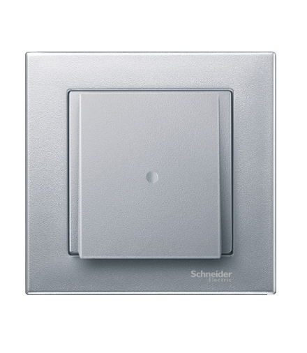 Merten System M, płytka centralna z wyjściem kablowym do złącza telefonicznego Vdo 4, aluminium