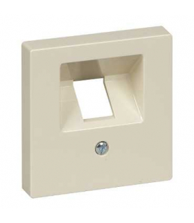 Merten System M, płytka centralna mechanizmu gniazda RJ45, pojedyncza, kremowy