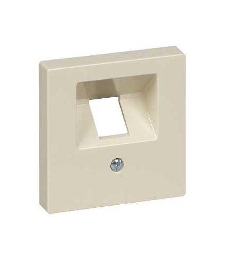 Merten System M, płytka centralna mechanizmu gniazda RJ45, pojedyncza, kremowy