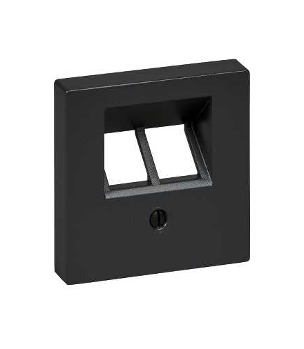 Merten Płytka centralna mechanizmu RJ45, podwójna, antracyt, system M