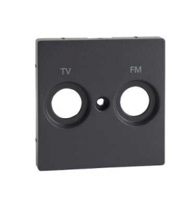 Merten Płytka centralna oznaczona FM+TV do gniazd antenowych, antracyt, system M