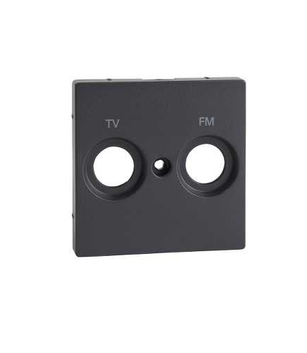 Merten Płytka centralna oznaczona FM+TV do gniazd antenowych, antracyt, system M