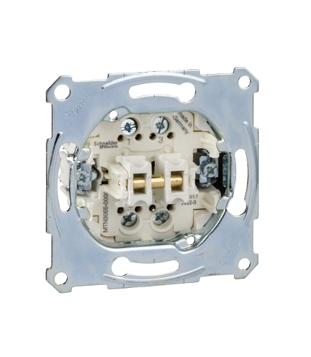 Merten Mechanizm przycisku podwójnego zacisk śrubowy 250VAC 10A