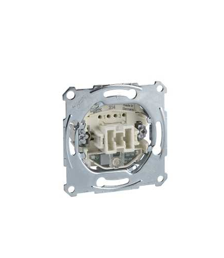 Merten mechanizm łącznika 2-biegunowego z sygnalizacją załączenia, podtynkowy, zaciski bezśrubowe MTN3102-0000