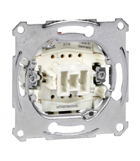 Merten Mechanizm łącznika schodowego zacisk bezśrubowy 250VAC 10A