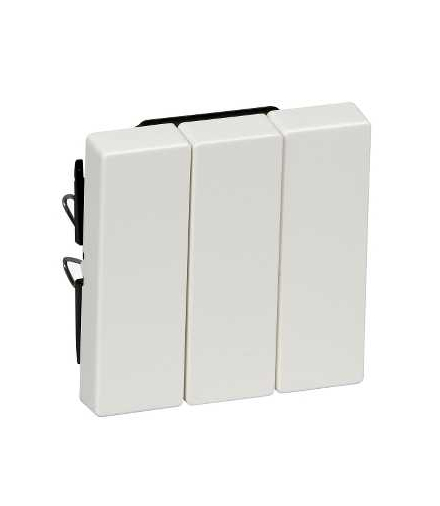 Merten Klawisz System M potrójny biały polarny