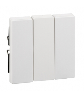 Merten Klawisz System M potrójny biały active
