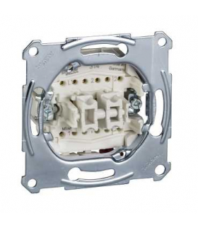 Merten Mechanizm łącznika schodowego z przyciskiem zacisk bezśrubowy 250VAC 10A