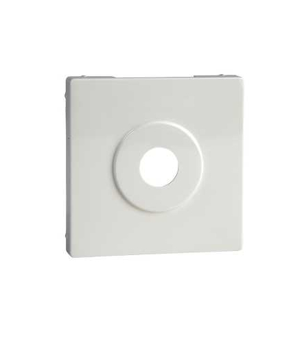 Merten Płytka centralna System M łącznika na klucz dwupołożeniowy biały polarny