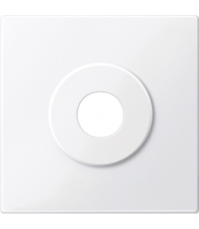 Merten Płytka centralna System M łącznika na klucz dwupołożeniowy biały active