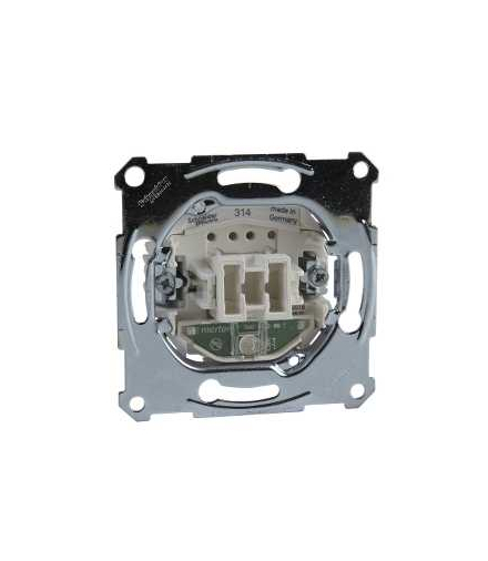 Merten Mechanizm przycisku podświetlenie zacisk bezśrubowy 250VAC 10A