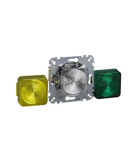 Merten Mechanizm sygnalizatora świetlnego E 10, zielony/żółty/kremowy